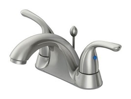 Oakbrook Lavatory Faucet Low Lead Two Handle 4 &quot; 1.5 Gpm B. Nickel - $84.14