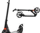 YUEBO Youth Roller Folding Scooter Solid Black Length 94CM Height 90CM-
... - £60.53 GBP