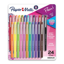 Paper Mate Flair Felt Tip Pens, Medium Tip, Limited Edition, 24 Count - £29.43 GBP