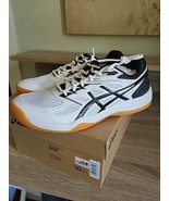 Asics Womens Upcourt 4 White/Black Gum Sole Athletic Volleyball Shoes Si... - €47,44 EUR