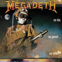 MEGADETH So Far So Good So What Huge 4X4 Ft Fabric Poster Tapestry Flag Print al - $22.00