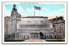 New Court House Building new York City NY NYC UNP WB Postcard Q23 - £2.78 GBP