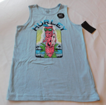 Hurley Boy&#39;s Youth Sleeveless Tank Top Shirt Size L 12-13 Years Blue Hea... - £26.72 GBP