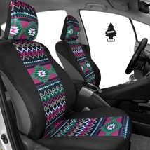 For VW  Inca Car SUV Truck Seat Covers for Front Seats 2 Pack Baja Print - £23.29 GBP