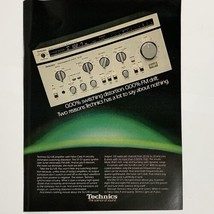 Vintage 1980&#39;s Technics ST-S7 Stereo Tuner SU-V8 Amplifier Print Ad 8x11 - £5.18 GBP