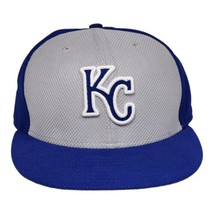 Kansas City Royals 59Fifty Cap New Era Sports Memorabilia Fitted Flat Bill Hat - £9.80 GBP
