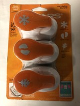 Fiskars Lever Punch Set: Snowflake, Feet and Leaf  - $19.95
