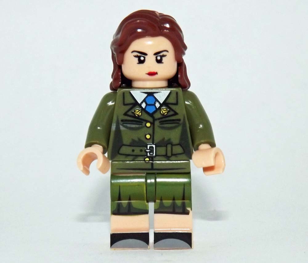 Agent Peggy Carter S.H.I.E.L.D Comic Custom Minifigures - $8.46