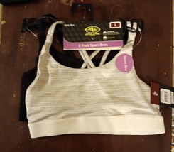 Brand New Girl&#39;s Size Small Athletic Works 2 Pack Sports Bras - £11.15 GBP