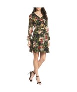 NEW Long Bell Sleeve Tropical Print Dress Size 6 - $31.99