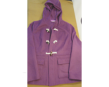 NEW DESIGNER OLD NAVY POLY BLEND HOODED PURPLE COAT JACKET WOMENS X-LARG... - $26.43