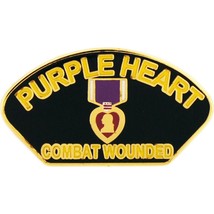 Eagle Emblems Pin-Purple Heart, Combat Wounded (1-1/4&quot;) - £7.32 GBP