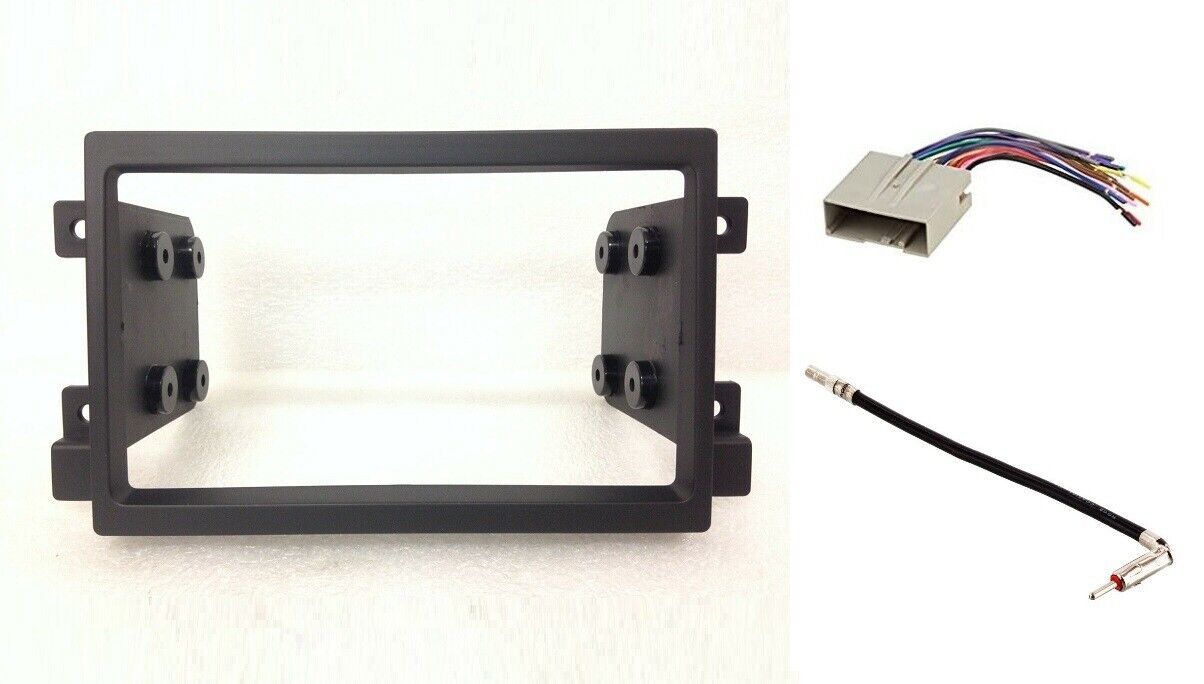 Primary image for Aftermarket radio install kit. Plug, antenna adapter & trim. Some 2004+ Ford