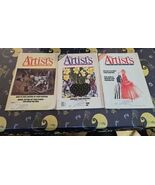 Lot of 3 The Artist’s Magazines painting art watercolor oil Dec 1987 Apr... - $309.88 MXN