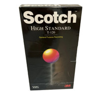 Scotch T-120 High Standard VHS Video Tapes Blank General Purpose Recording NEW - £4.71 GBP