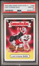 2024 Garbage Pail Kids Game Over Level 4 LAST STRAW SAUL 18b PSA 10 GEM POP-1! - $98.95