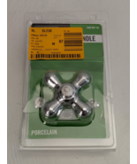 EVERBILT Universal Fit Faucet Replacement Handle in Chrome with Porcelai... - $19.00 CAD