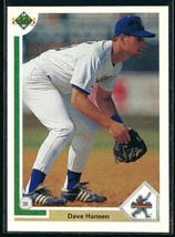 1991 Upper Deck #4 Dave Hansen Los Angeles Dodgers Star Rookie - £1.36 GBP