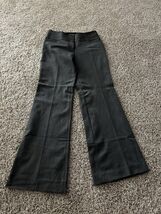 Express Dress Pants Womens 00S Gray Editor Flared Flat Front Low Rise Cl... - €12,87 EUR