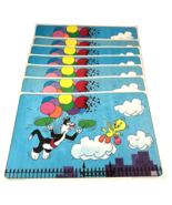 7 Vtg Placemats Pepsi 1976 Cartoon Looney Tunes  Sylvester Tweety Warner... - £30.05 GBP