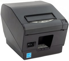 Thermal Receipt Printer With Auto-Cutter And Ethernet (Lan) By Star, Gray. - £458.88 GBP