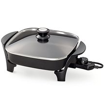 Presto 06626 11 inch Electric Skillet w/glass lid - £54.14 GBP