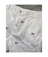 Vineyard Vines American Flag Whale Print Shorts White Casual Size 40 - $62.90 CAD