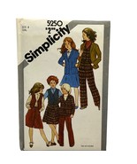 Simplicity 5250 Girls skirt, culottes, pants, vest, jacket Size 8 Uncut - $89.73 MXN