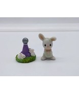 Enesco Bunny Rabbit Teeny Tiny Globe Lawn Ornament Precious Moments S.J. Butcher - $11.87