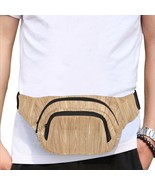 Wood Style Waist Bag with 3 Compartment - £29.89 GBP