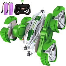 RC Car Remote Control Car, 4WD Stunt Car Rechargeable Double Sided 360° Flips - £18.14 GBP