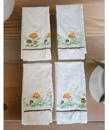 Vintage 70’s Sears Merry Mushroom Kitchen Curtain Panels Lot Of 4 Retro ... - $168.25