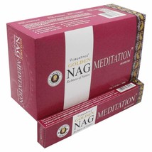Vijayshree Golden Nag Meditation AGARBATTI Incense Sticks Export Quality 180gm - £18.55 GBP