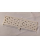 Barbie 1995 Pink &#39;n Pretty House 11418 Replacement Part Deck Railing White - £9.37 GBP