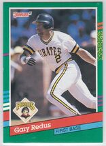 An item in the Sports Mem, Cards & Fan Shop category: M) 1991 Donruss Baseball Trading Card - Gary Redus #587