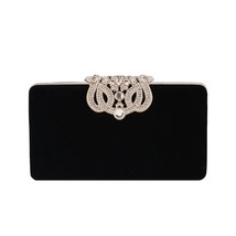 YoReAi Fashion Velvet Evening s Bag Party Ladies Clutch Bags Small Light Phone W - £54.28 GBP