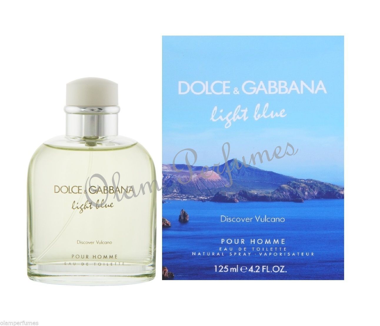 Dolce & Gabbana Light Blue Discover Vulcano Pour Homme Men Edt Spray 4.2oz - $53.89
