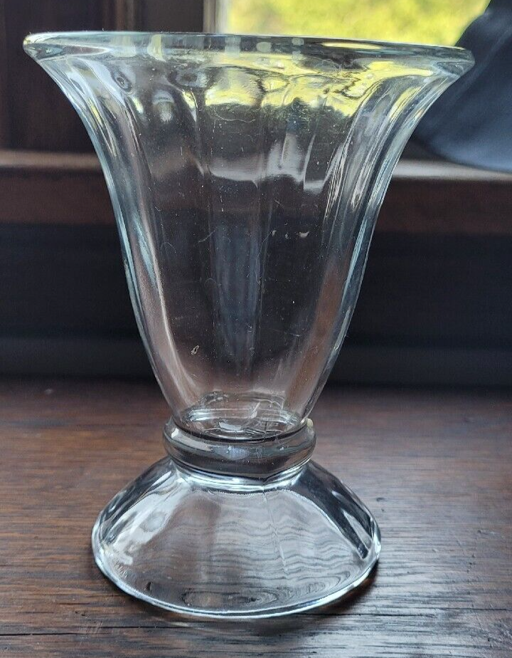 Unbranded Clear Glass Sundae Glass Parfait Dessert Ice Cream Nevermore - $7.99