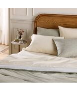 4pc King Woven Sheet Set Tan - Hearth &amp; Hand with Magnolia. Lyocell Cott... - €67,50 EUR