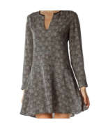 Club Monaco Silk Satin Black Side Pockets Casual Midi V Neck Dress, Size XS - €36,50 EUR