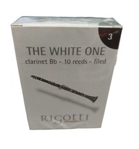 Rigotti The White One Bb Clarinet Reeds - Strength 3 - Box of 10 - $32.95