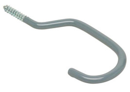 Screw-in Steel Bicycle Hook with Vinyl Coating 25 lbs, 1 Hook - $2.59