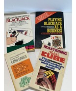 4 books: Blackjack as busi + gambling guide + mastering rubiks cube + ca... - £23.06 GBP