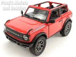 5 Inch 2022 Ford Bronco Open Top 1/36 Scale Diecast Model - RED - £13.23 GBP