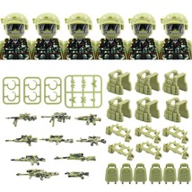 6PCS Modern City SWAT Ghost Commando Special Forces Army Soldier Figures K150 - £17.52 GBP