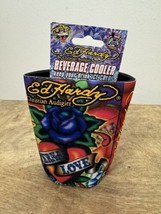 Vintage Ed Hardy Koozie Beverage Cooler Drink Holder 90s Eternal Love Ta... - £15.19 GBP