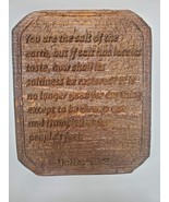 Handmade Bible Verse Plaque Wall Art - $792.36 MXN