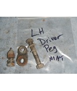 Left hand driver foot peg mount bolts hardware 1973 74 Harley AMF 350 SS... - $427.59 MXN