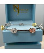 10.66 Karat Igi Mehrfarbig Oval Schliff Kunstdiamanten Grown Diamant Arm... - $7,761.12