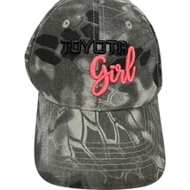 Toyota Girl Grey Reptile Print Hook &amp; Loop Adjustable Cap Kryptex Raid Hat - $16.15